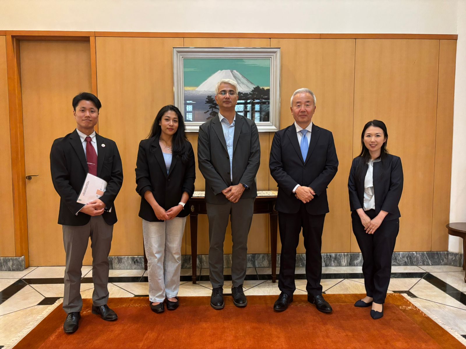 Meeting the Japanese Ambassador